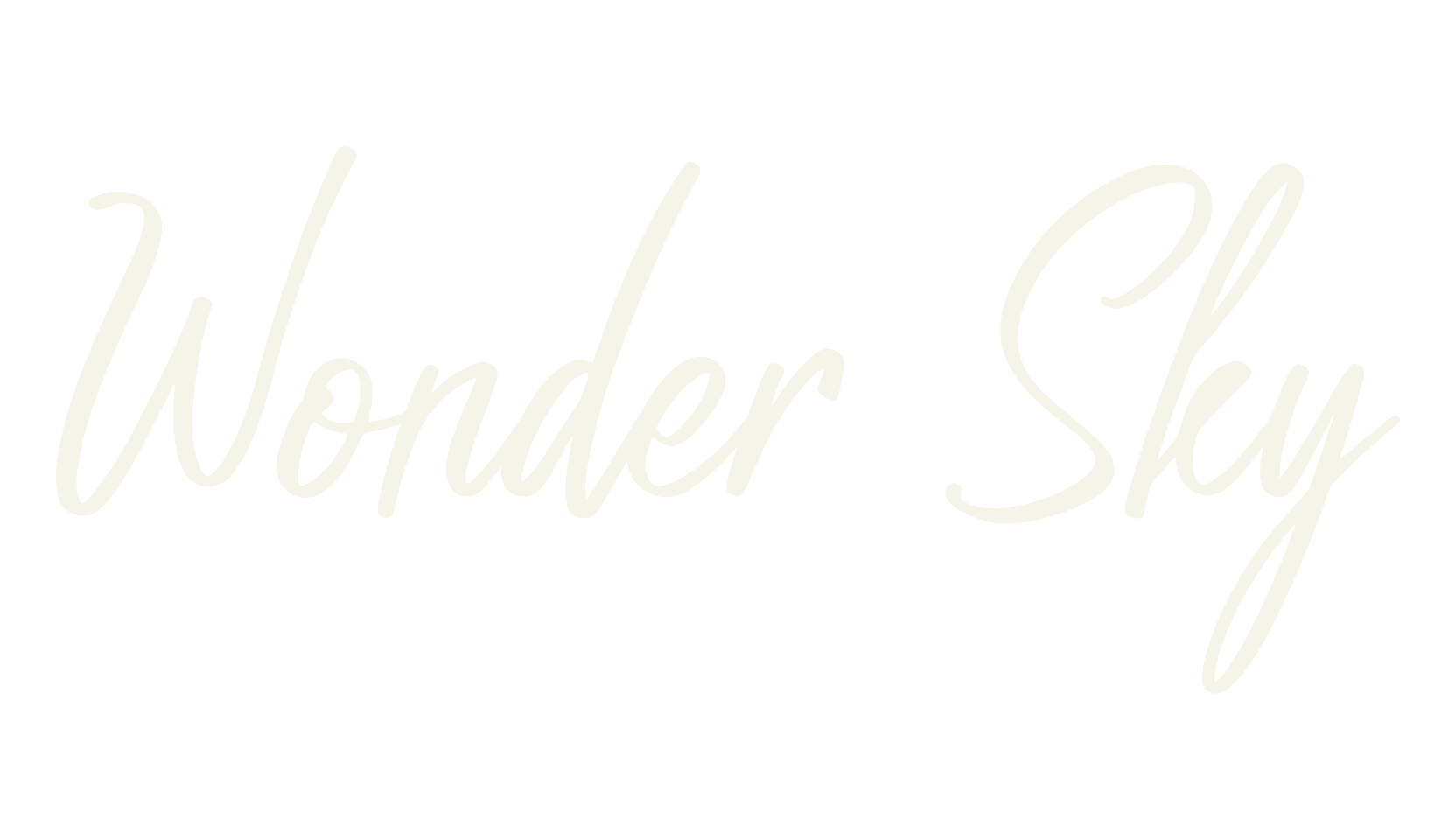 Wonder Sky, script font preview
