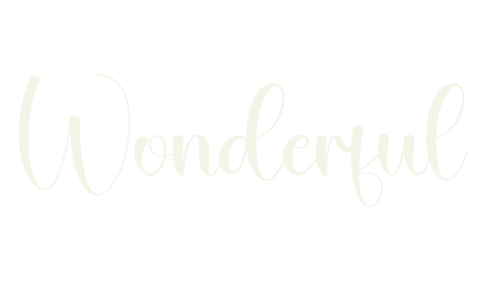 Wonderful, fashion script font preview