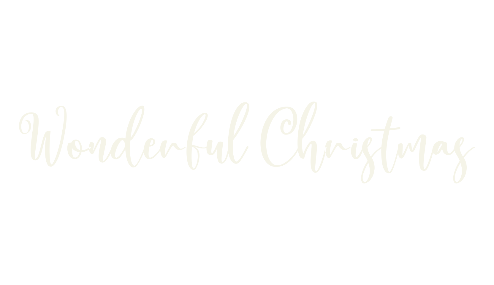 Wonderful Christmas, cricut font preview