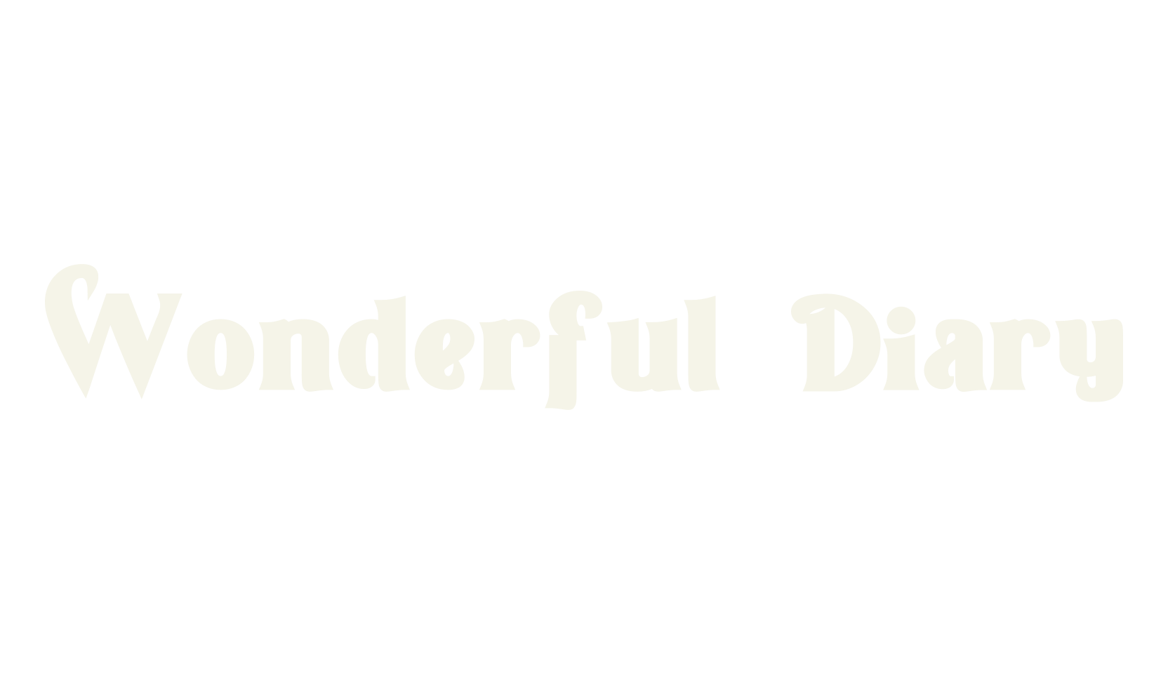 Wonderful Diary, sans serif font preview