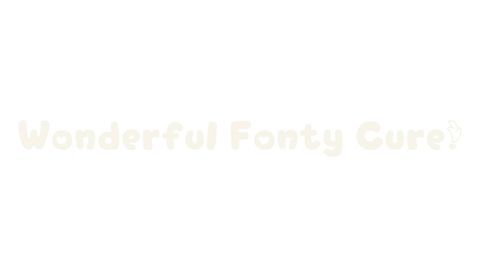 Wonderful Fonty Cure!, display market font preview