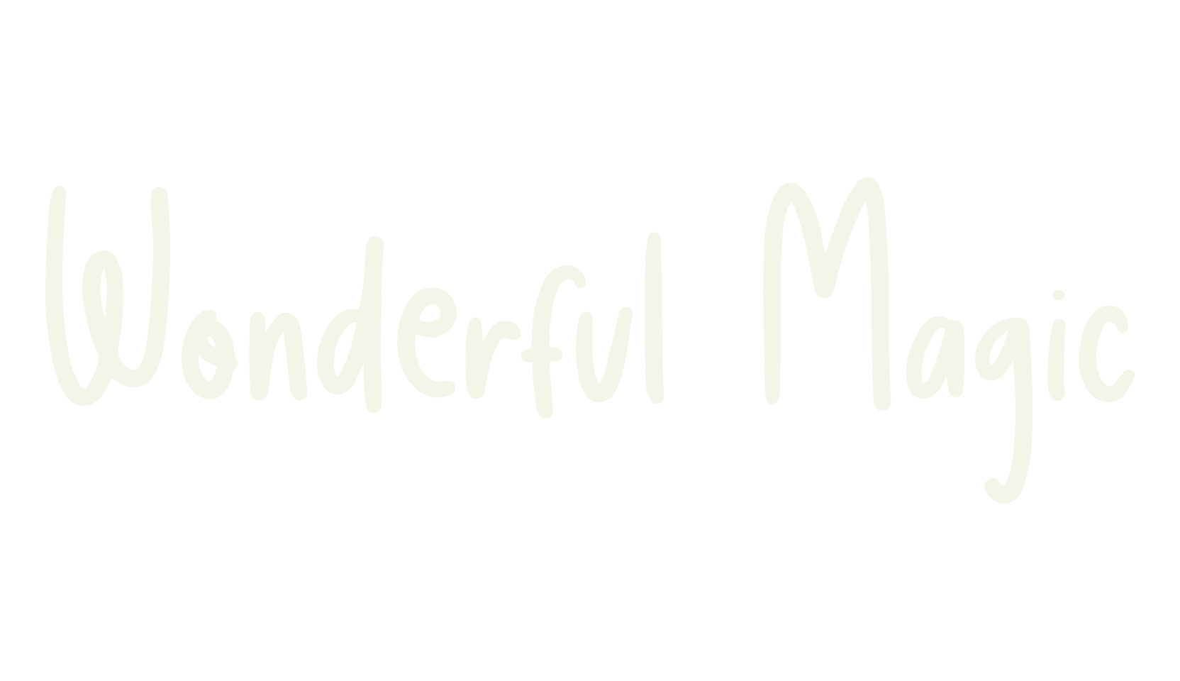 Wonderful Magic, doodles font preview