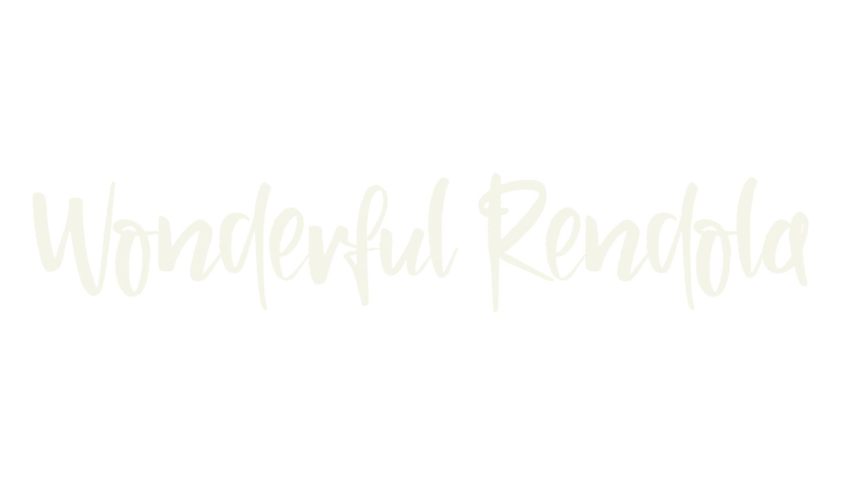 Wonderful Rendola, handwriting font preview