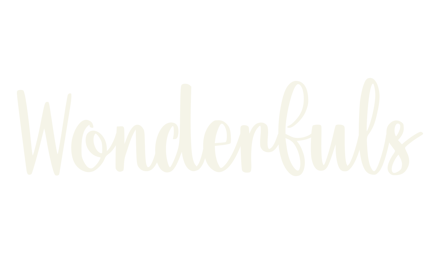 Wonderfuls, calligraphy font preview