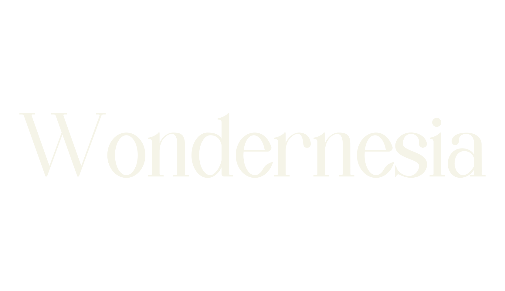 Wondernesia, 1990s font preview