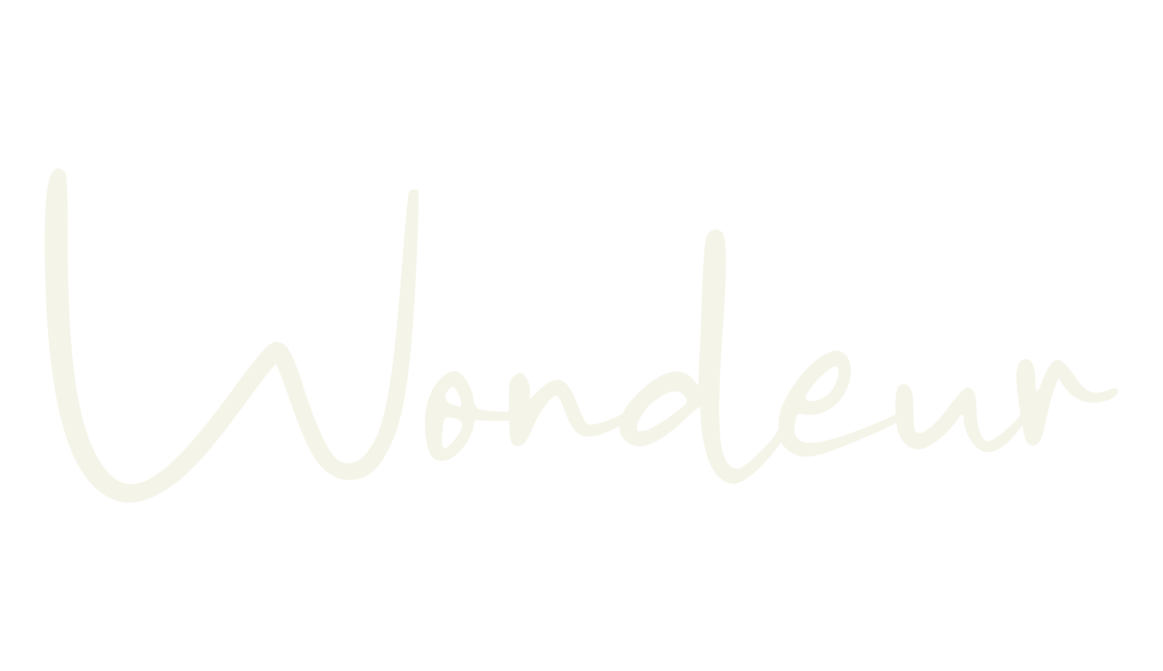 Wondeur, cursive font preview