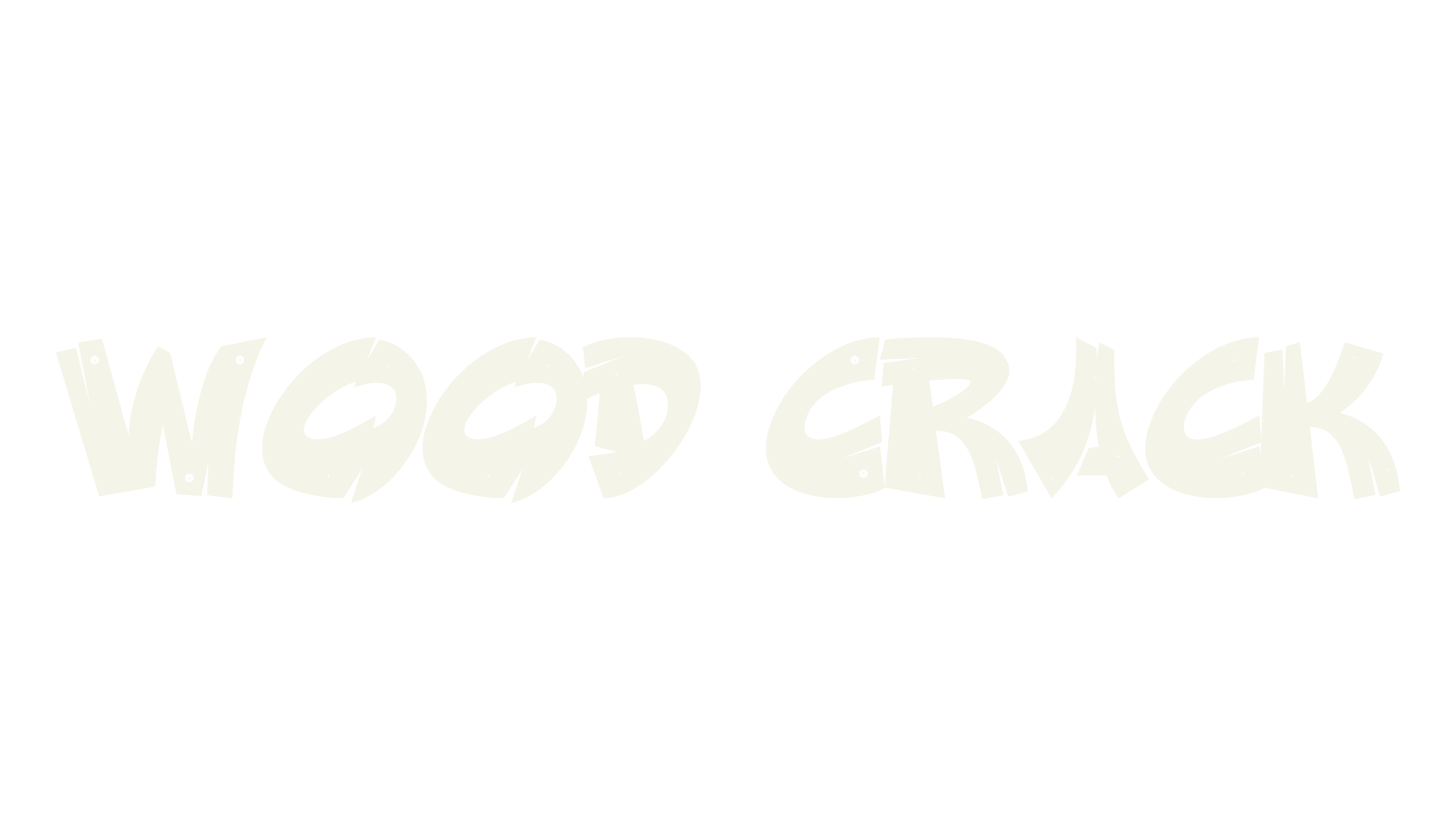 Wood Crack, graffiti font preview