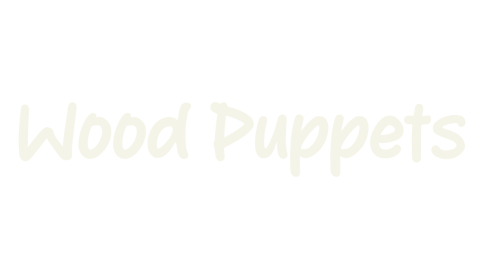 Wood Puppets, handwriting font preview
