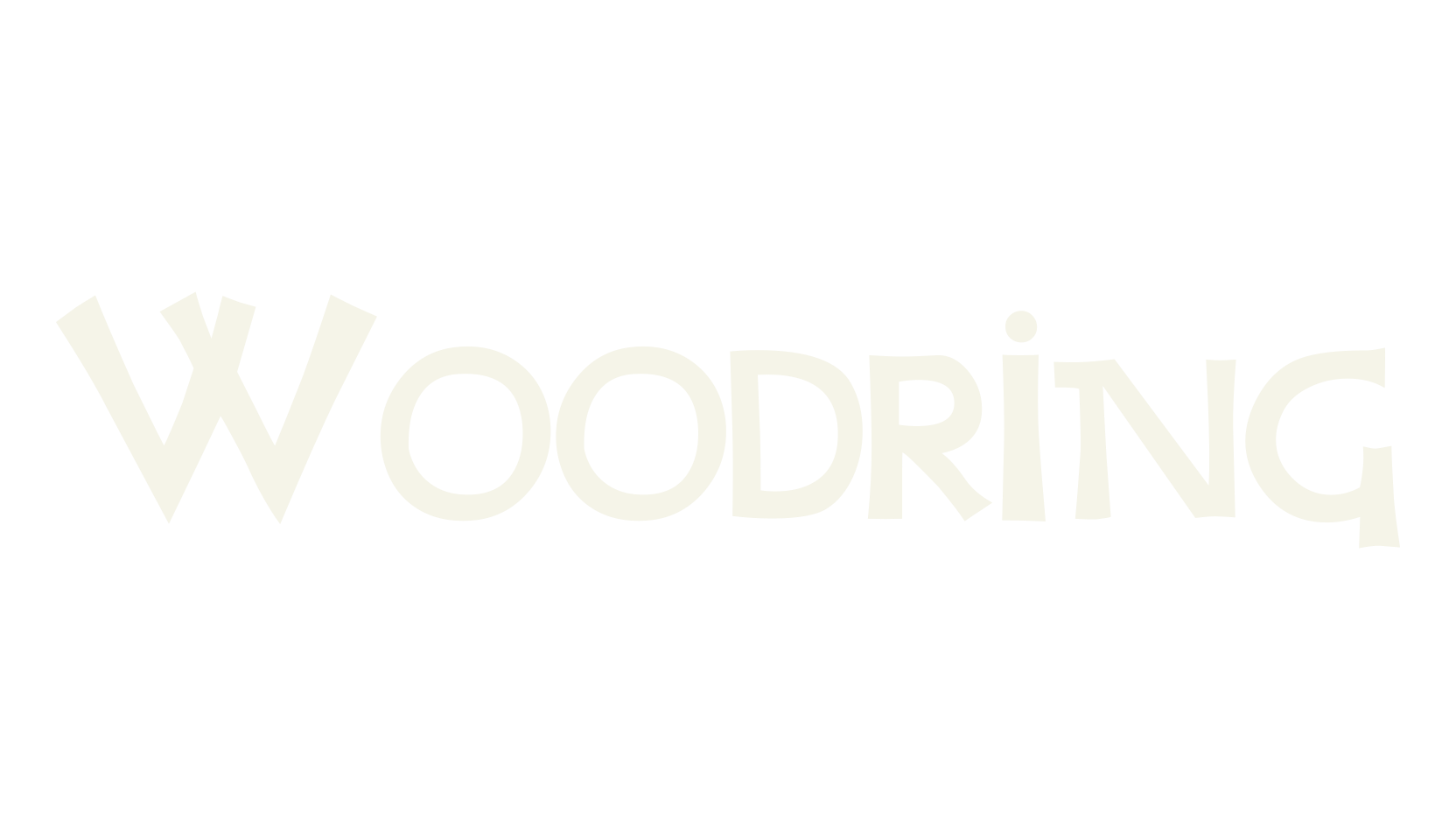 Woodring, decorative font preview
