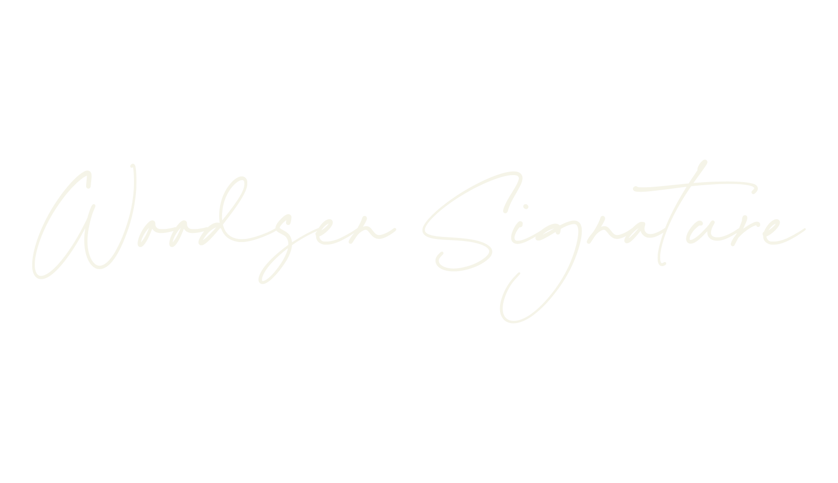 Woodsen Signature, cursive font preview