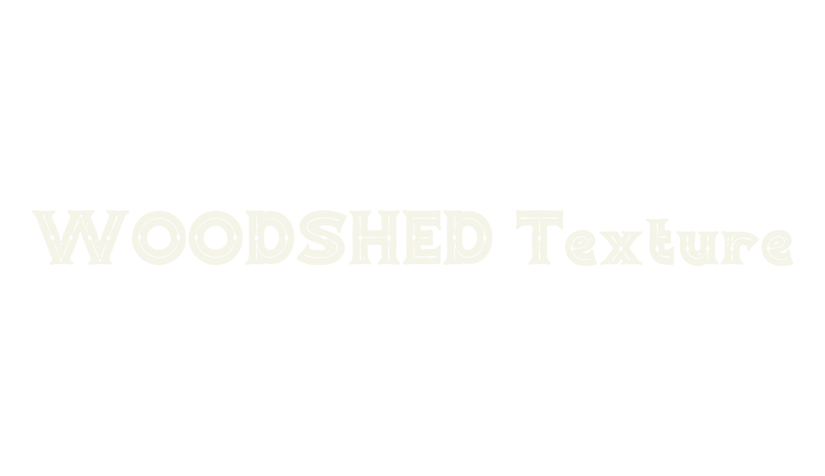 WOODSHED Texture, vintage font preview