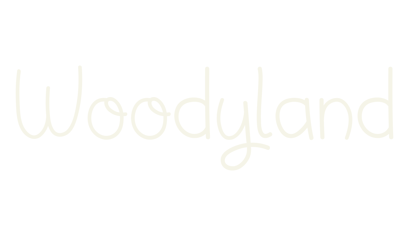 Woodyland, cute font preview