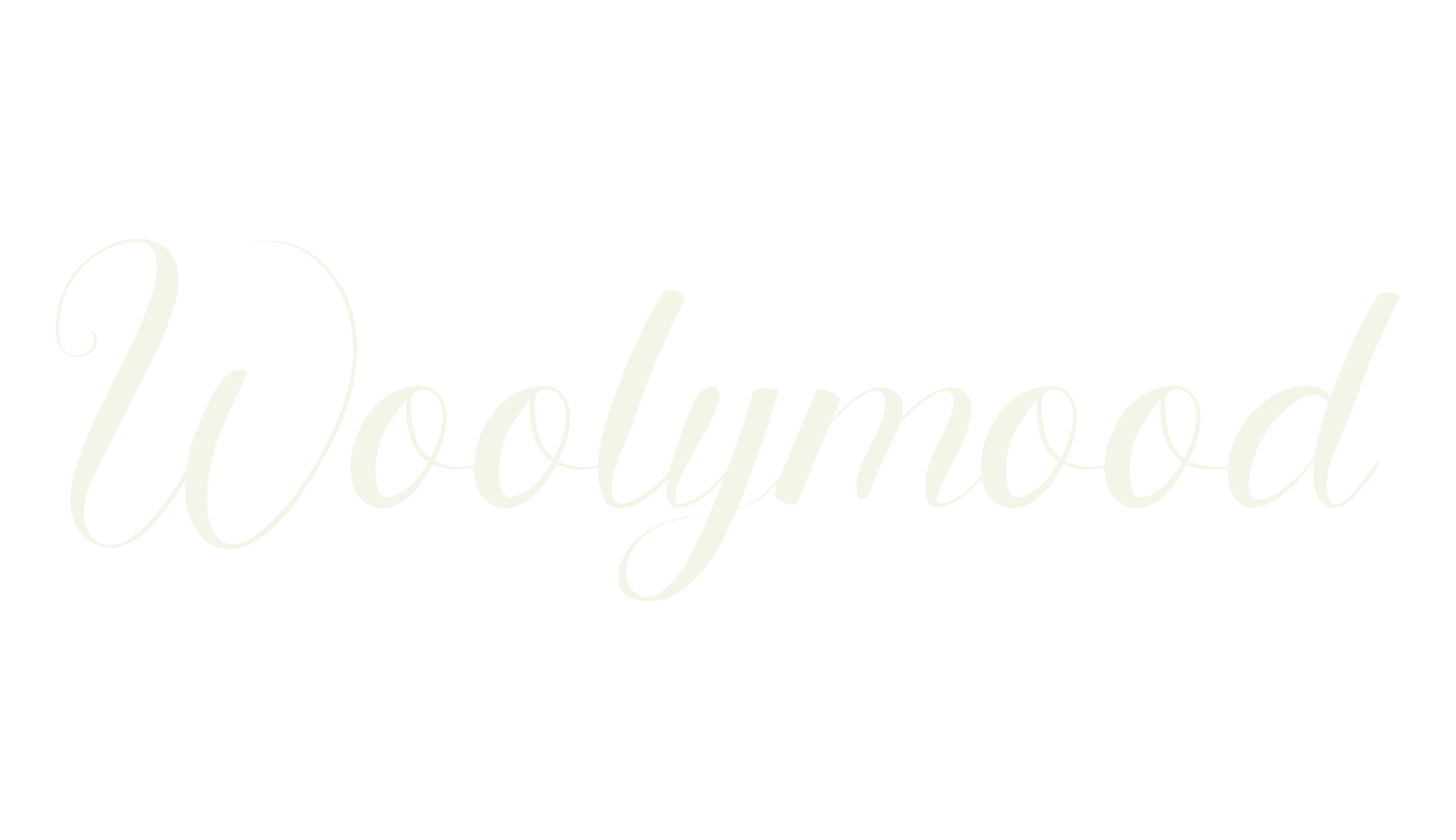 Woolymood, calligraphy font preview