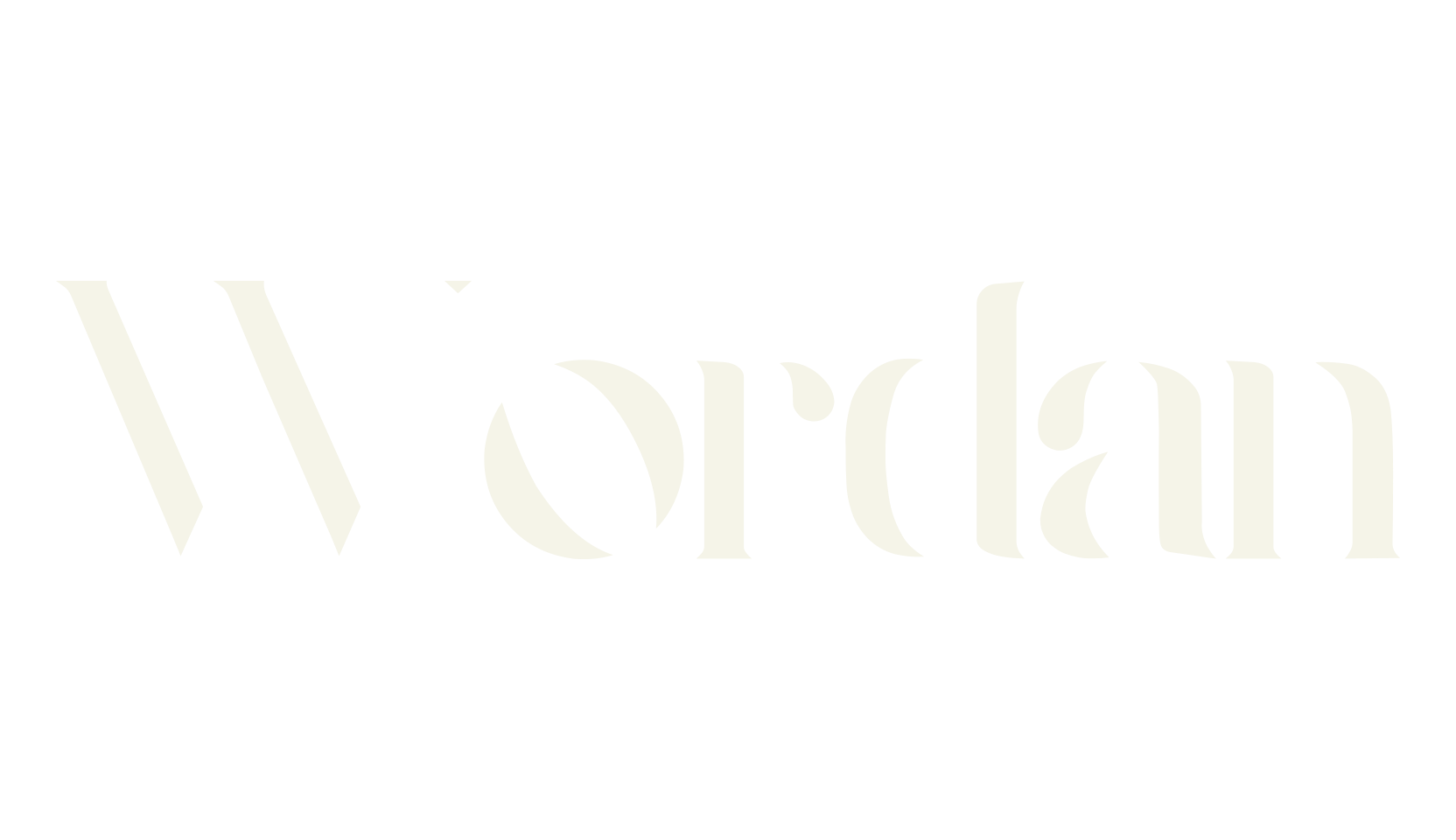 Wordan, faded font preview