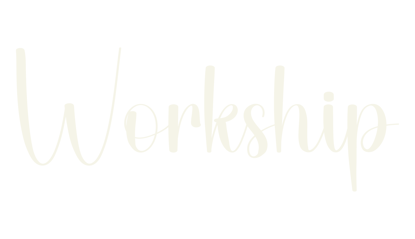 Workship, calligraphy font preview