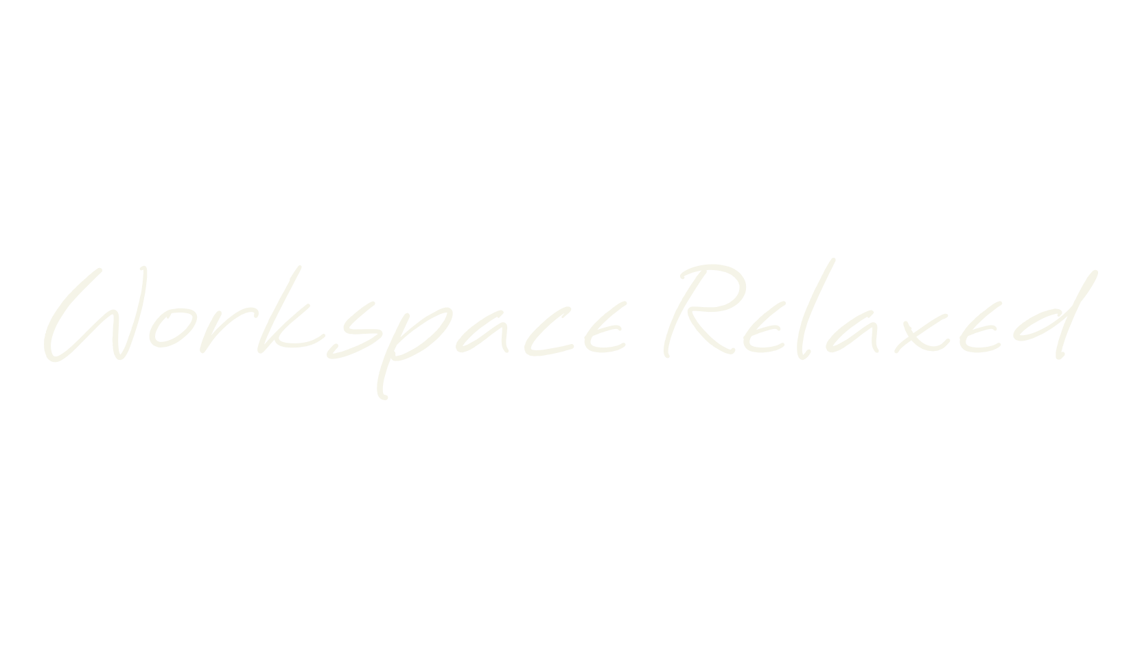 Workspace Relaxed, handwriting font preview