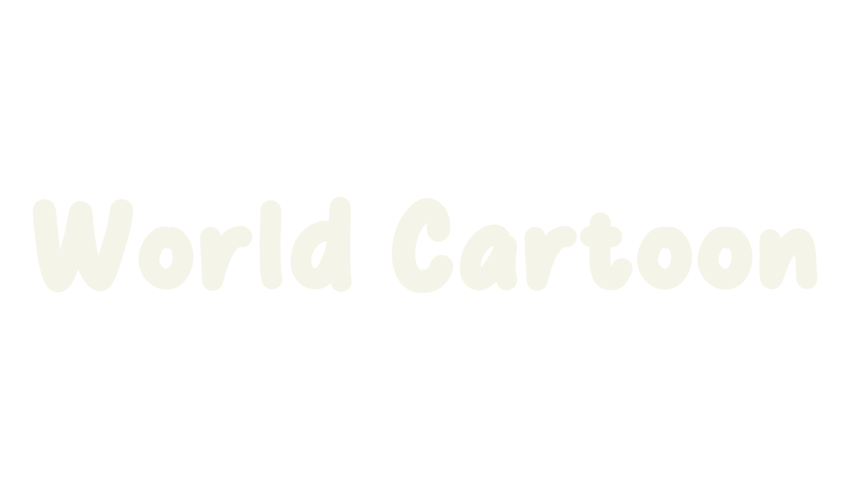 World Cartoon, cartoon font preview
