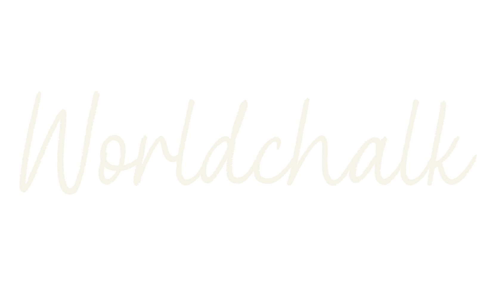 Worldchalk, chalk font preview