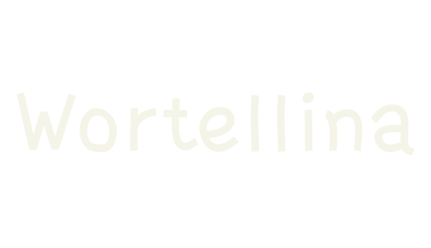 Wortellina, handwritten font preview