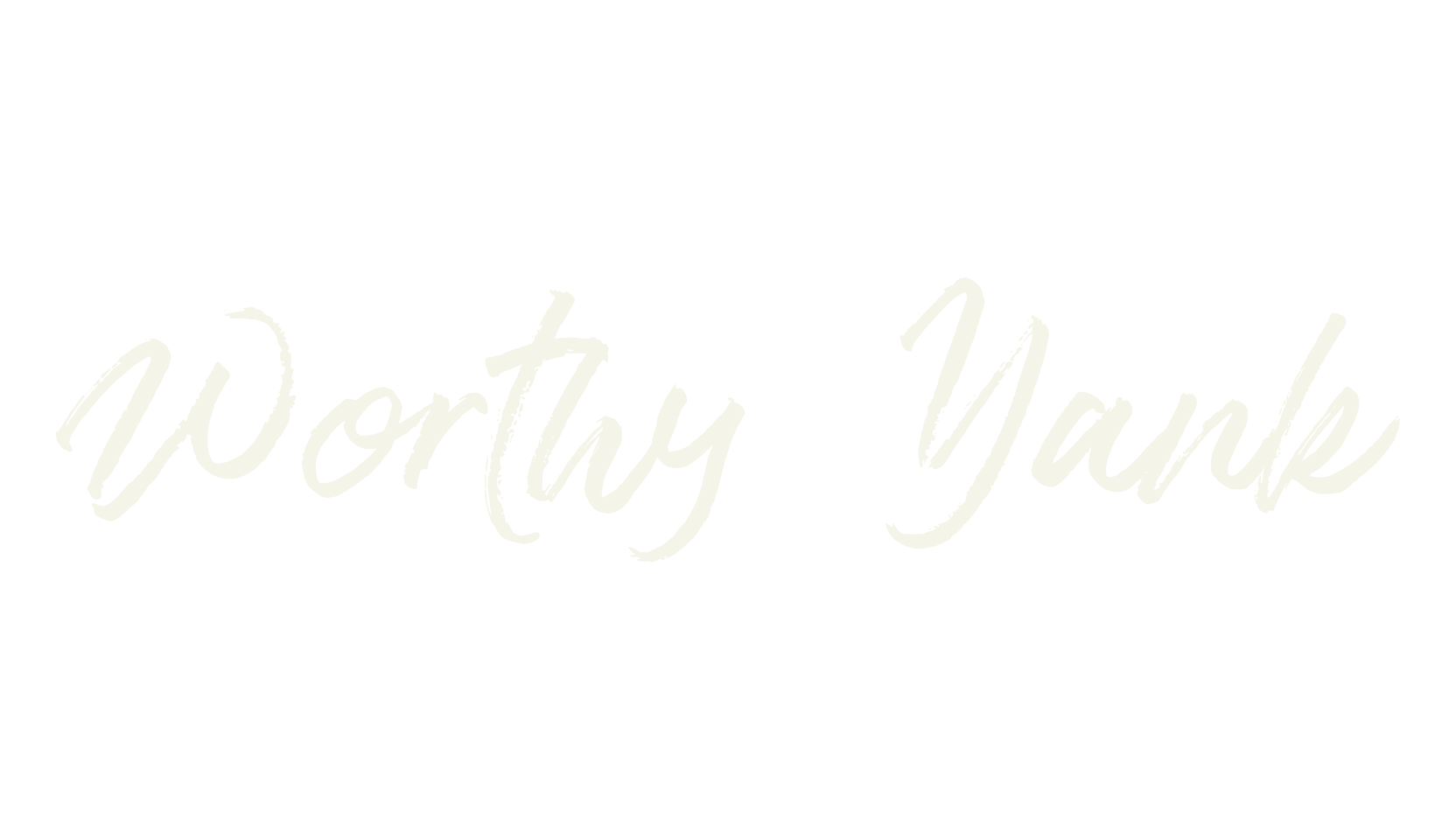 Worthy Yank, signature font preview