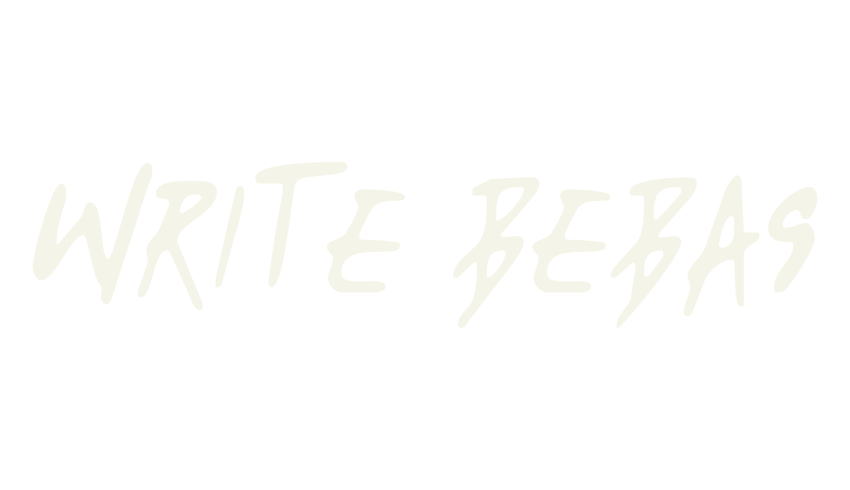 Write Bebas, spooky font preview