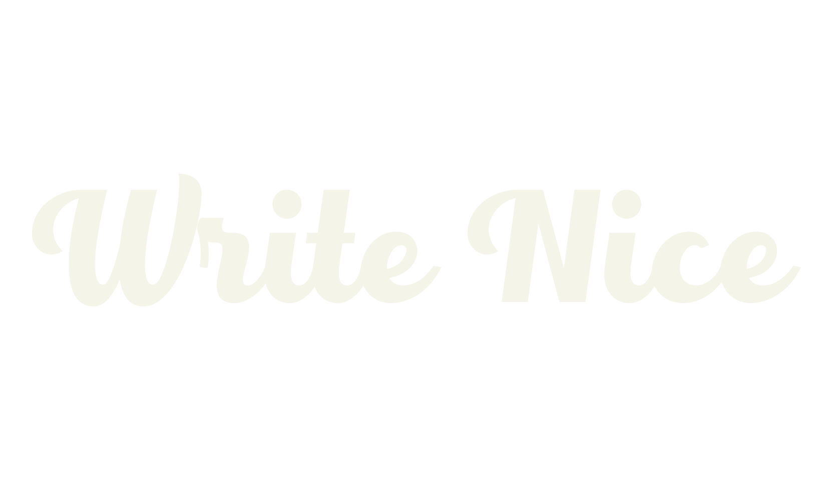 Write Nice, fashion script font preview
