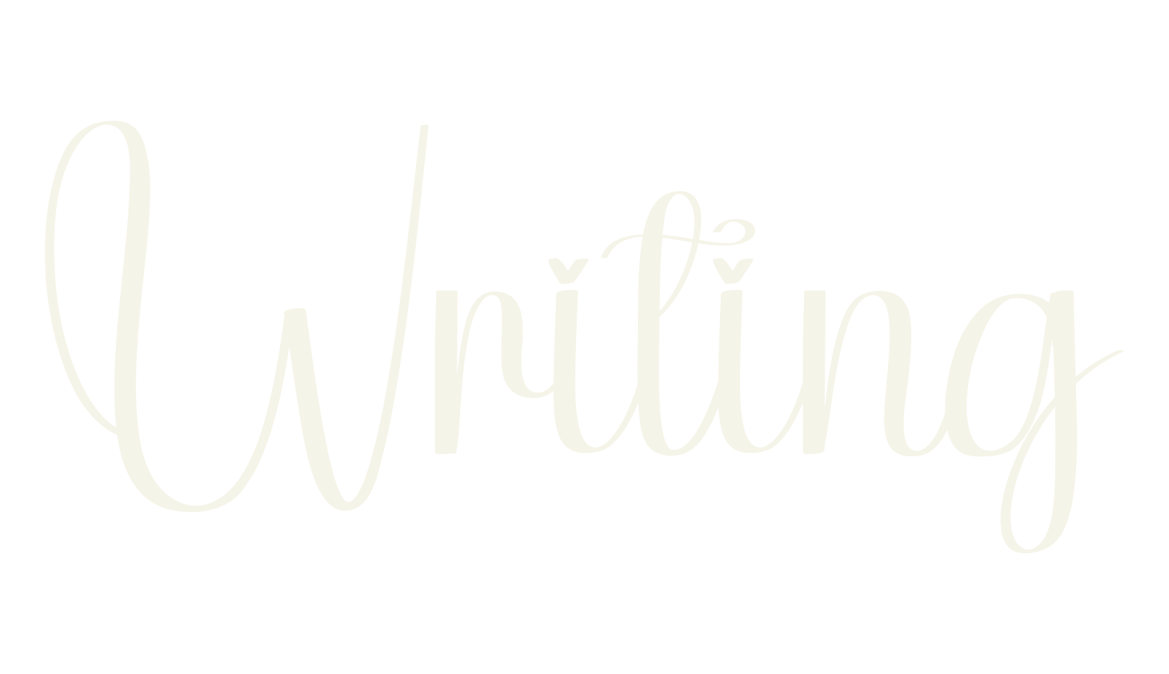 Writing, handwriting font preview