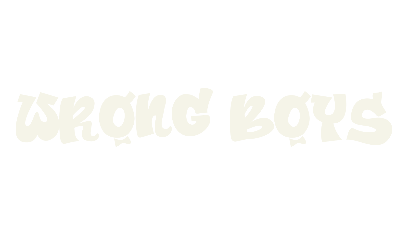 Wrong Boys, graffiti font preview