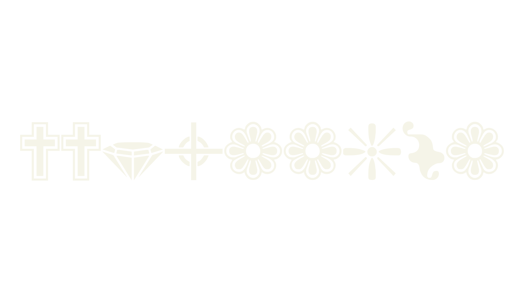 WWFreebie, dingbats font preview