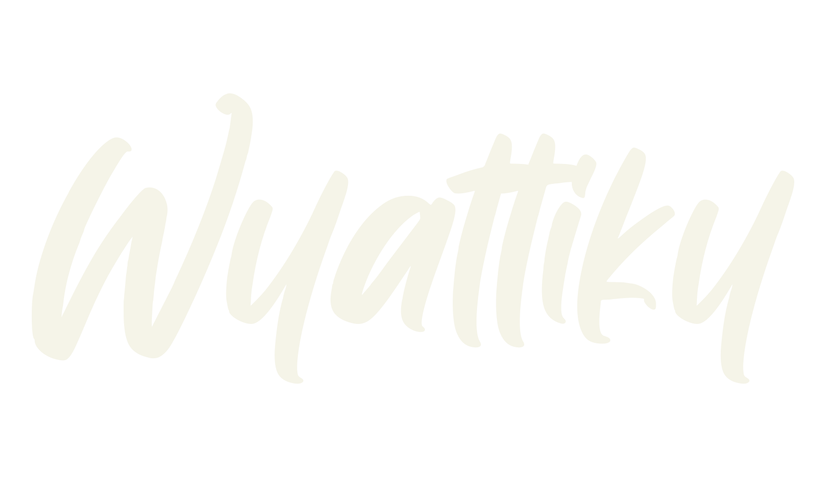 Wyattiky, fashion script font preview