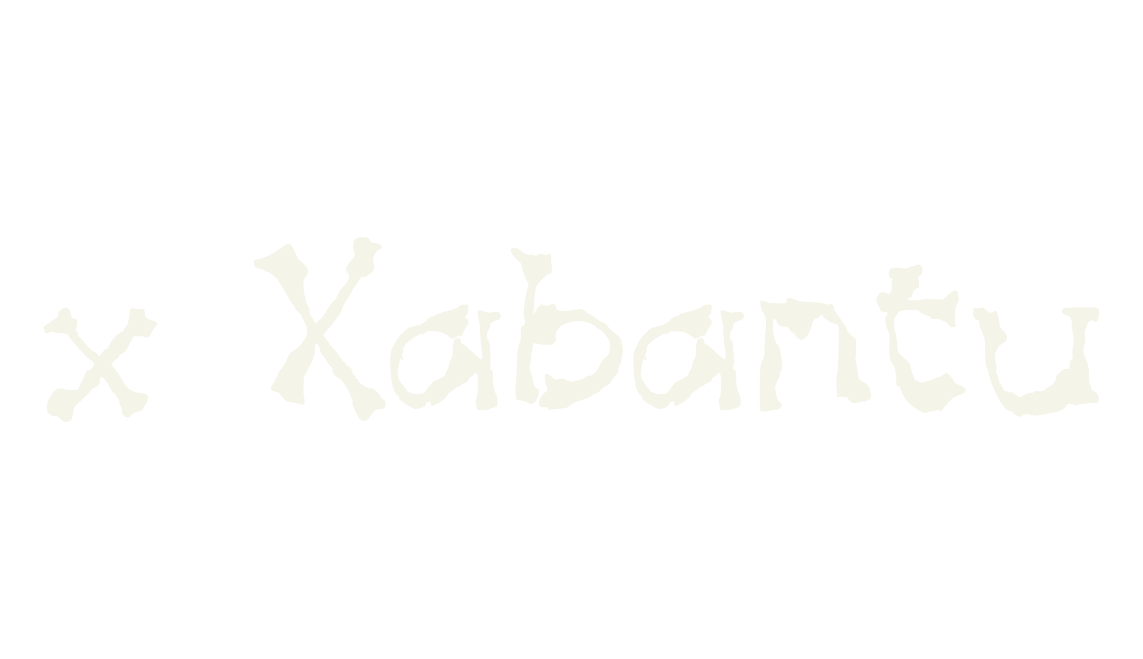 x Xabantu, handwritten font preview