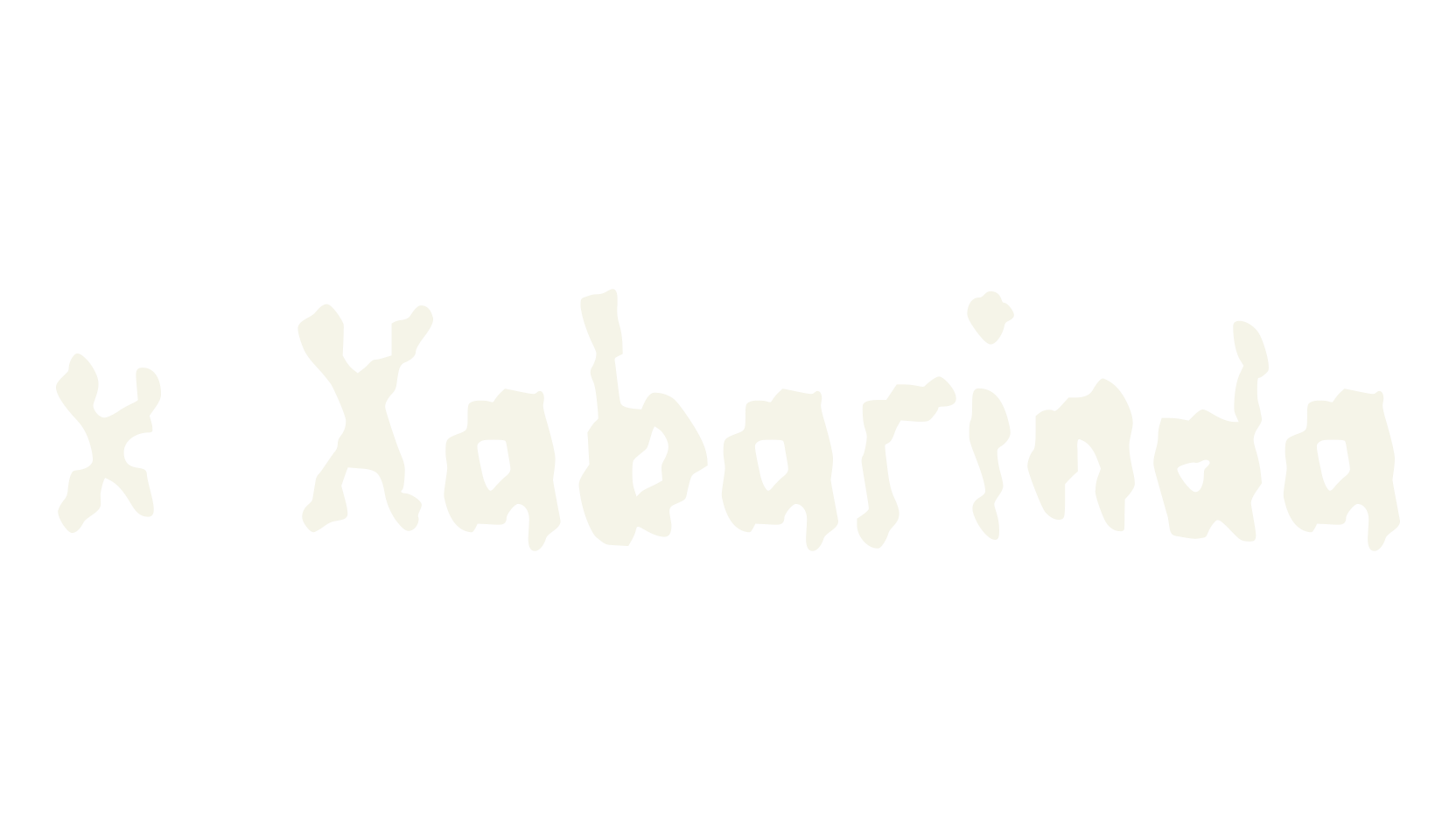 x Xabarinda, display market font preview