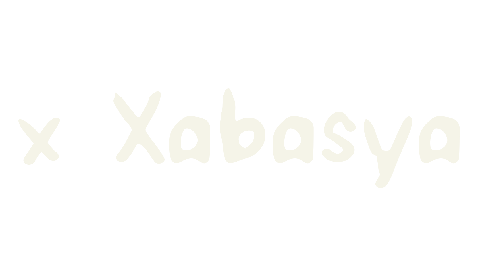 x Xabasya, handwritten font preview