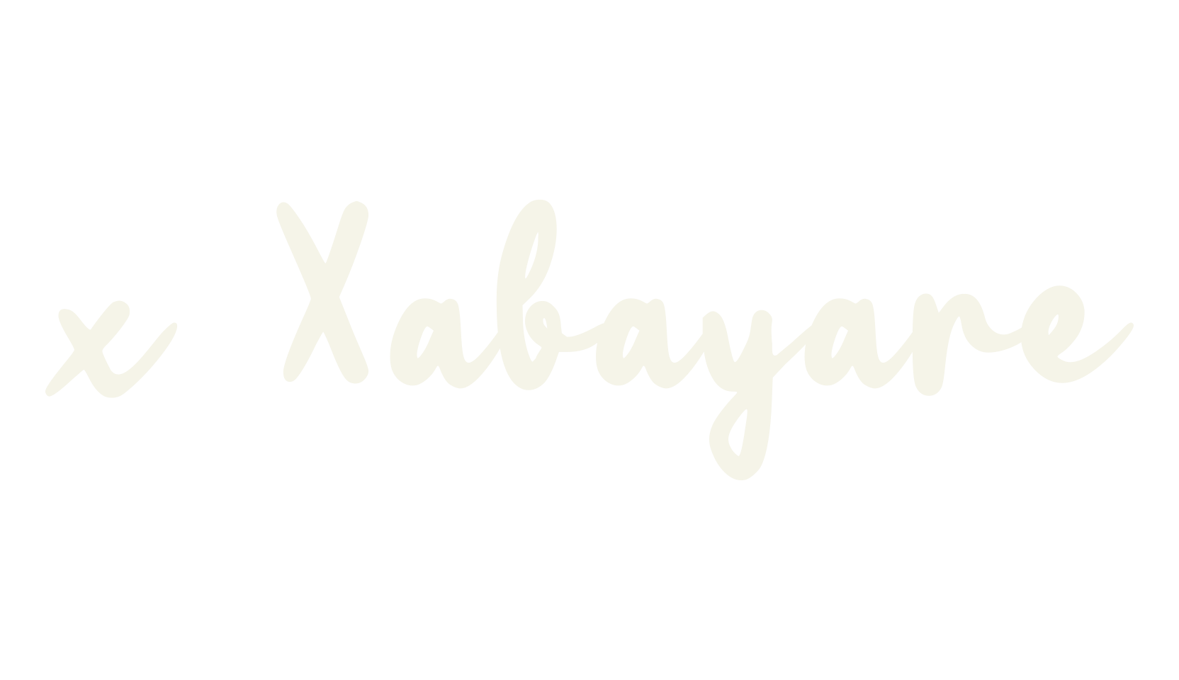 x Xabayare, fashion script font preview