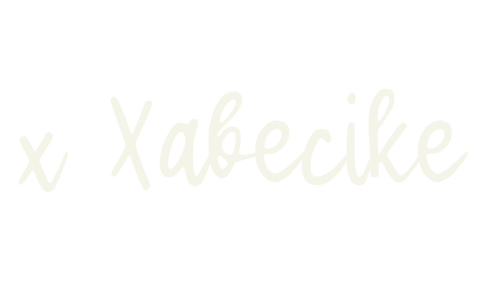 x Xabecike, fashion script font preview