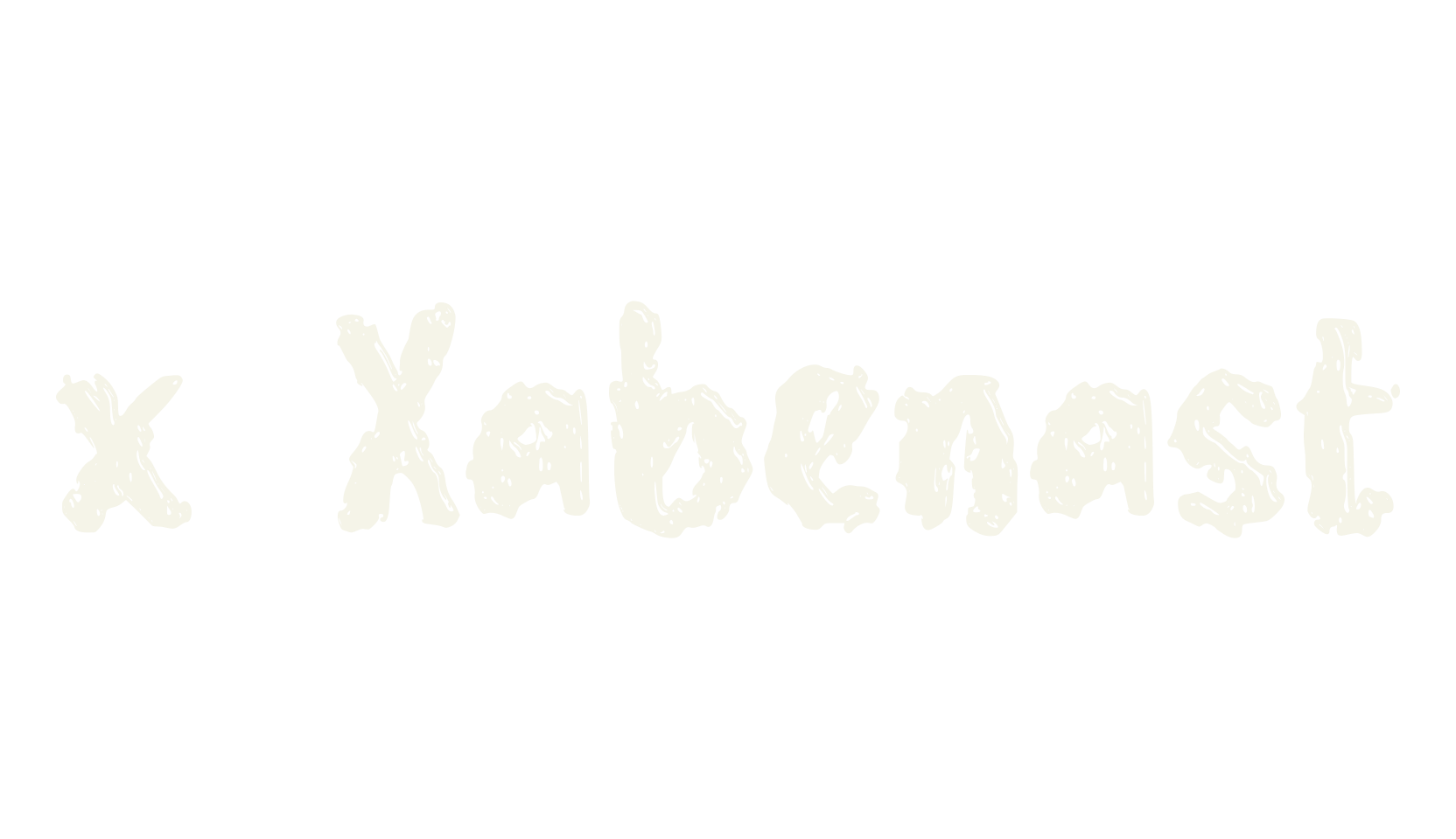 x Xabenast, display market font preview