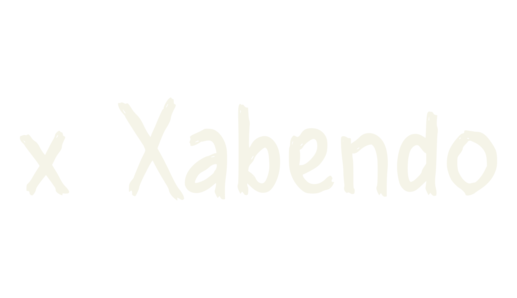 x Xabendo, handwritten font preview