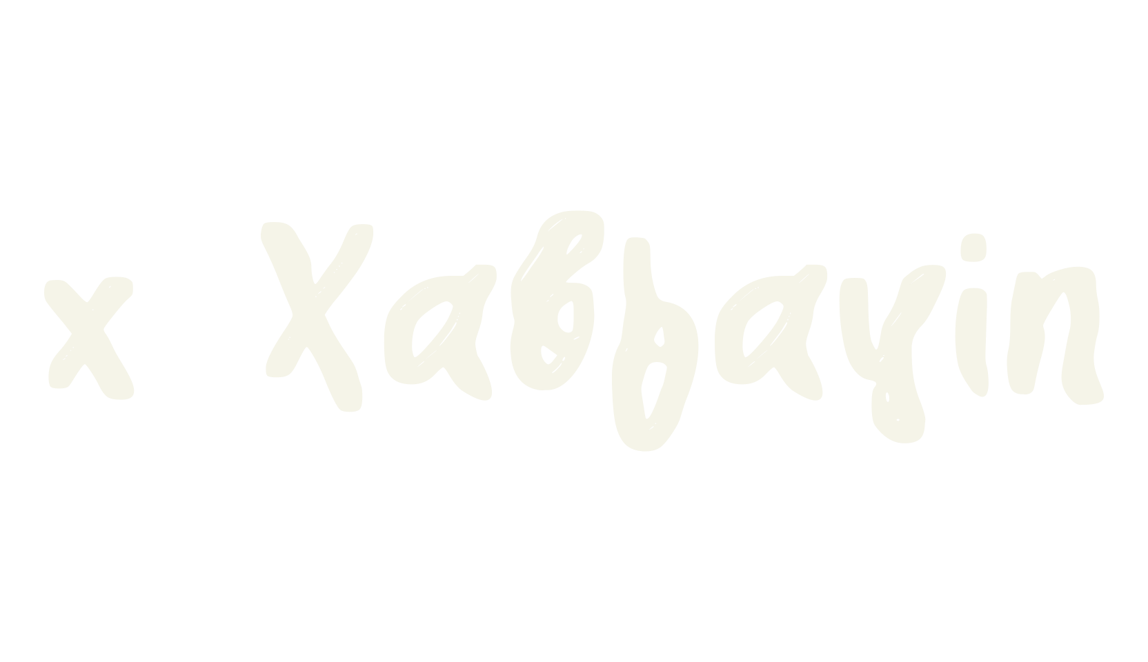 x Xabfayin, handwritten font preview