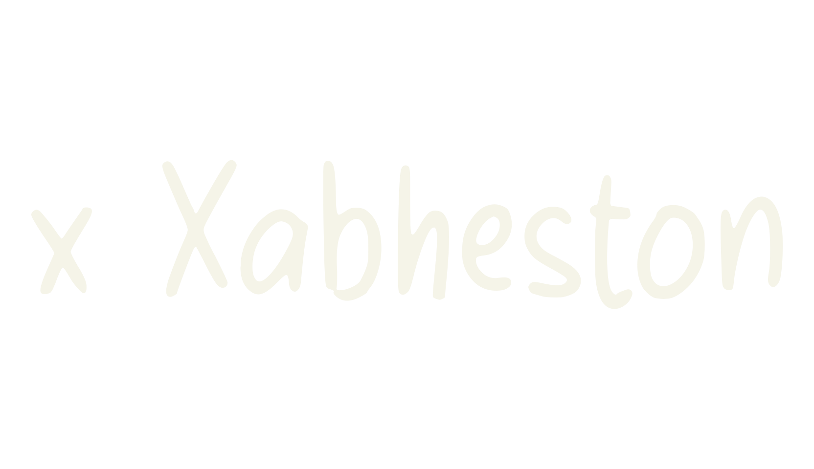 x Xabheston, fashion script font preview