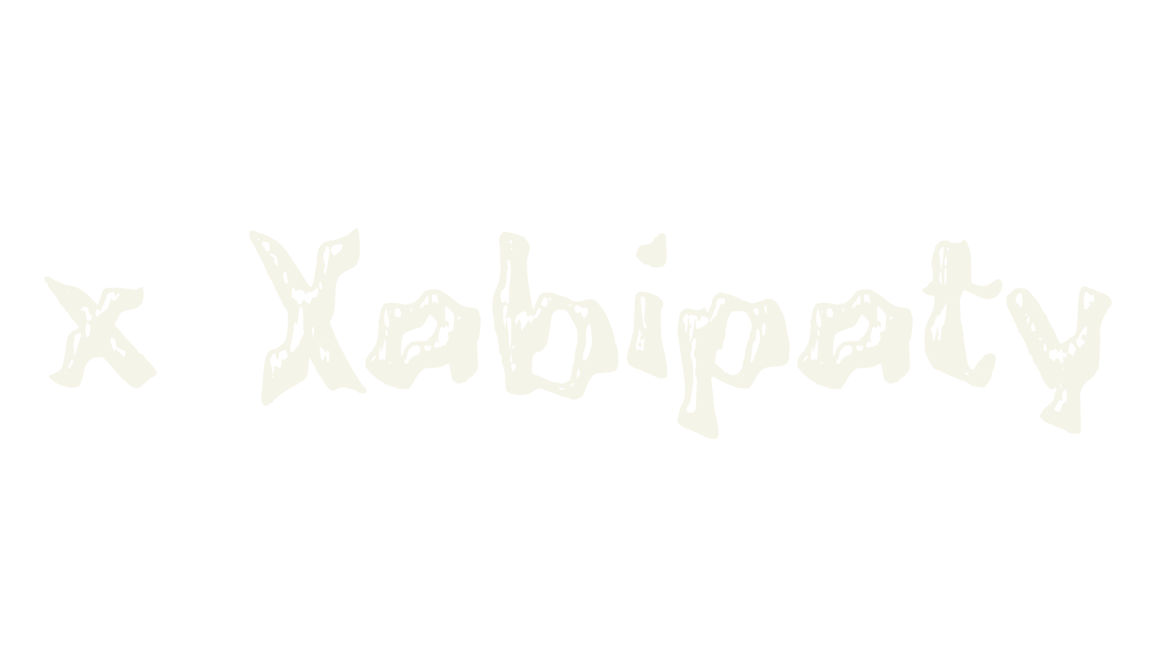 x Xabipaty, fancy font preview