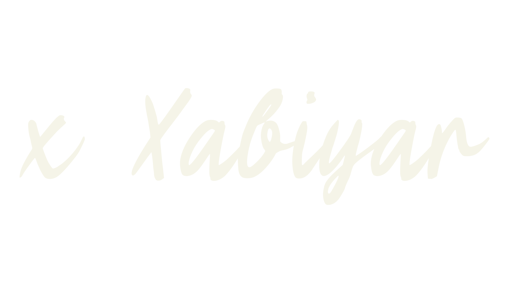 x Xabiyar, fashion script font preview