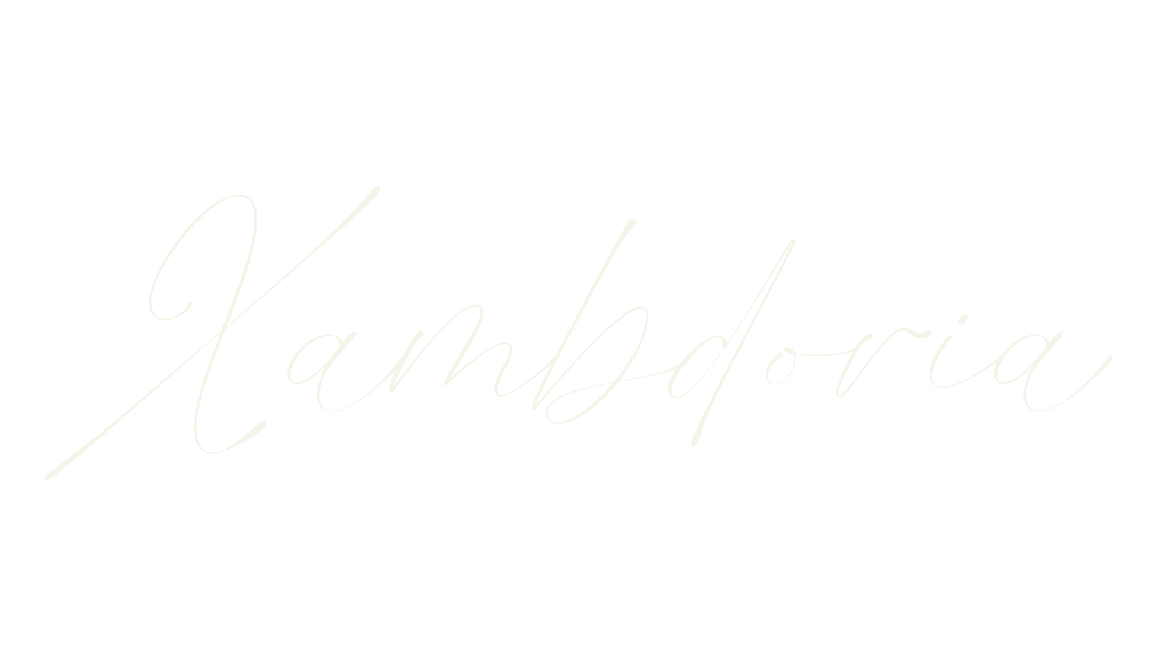 Xambdoria, handwriting font preview