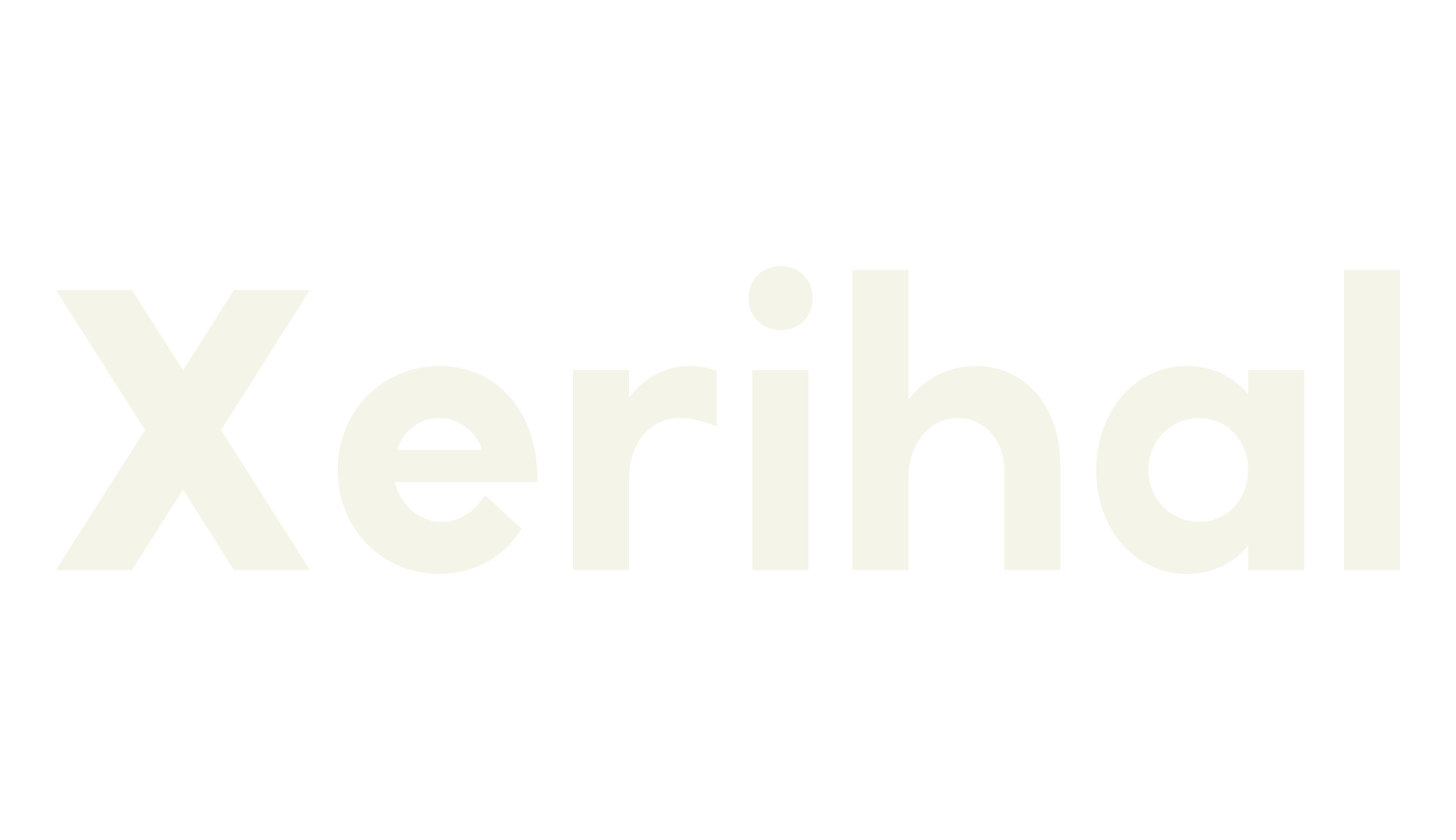 Xerihal, sans serif font preview