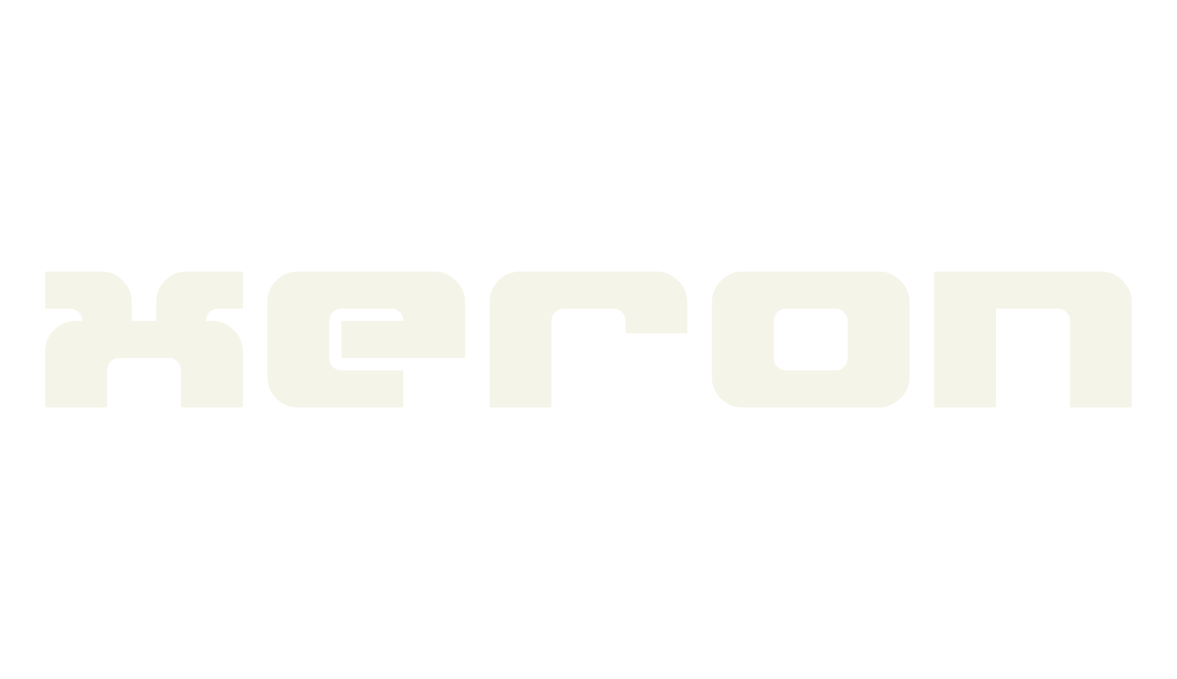 Xeron, bold font preview