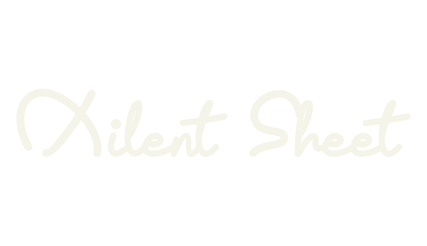 Xilent Sheet, cursive font preview