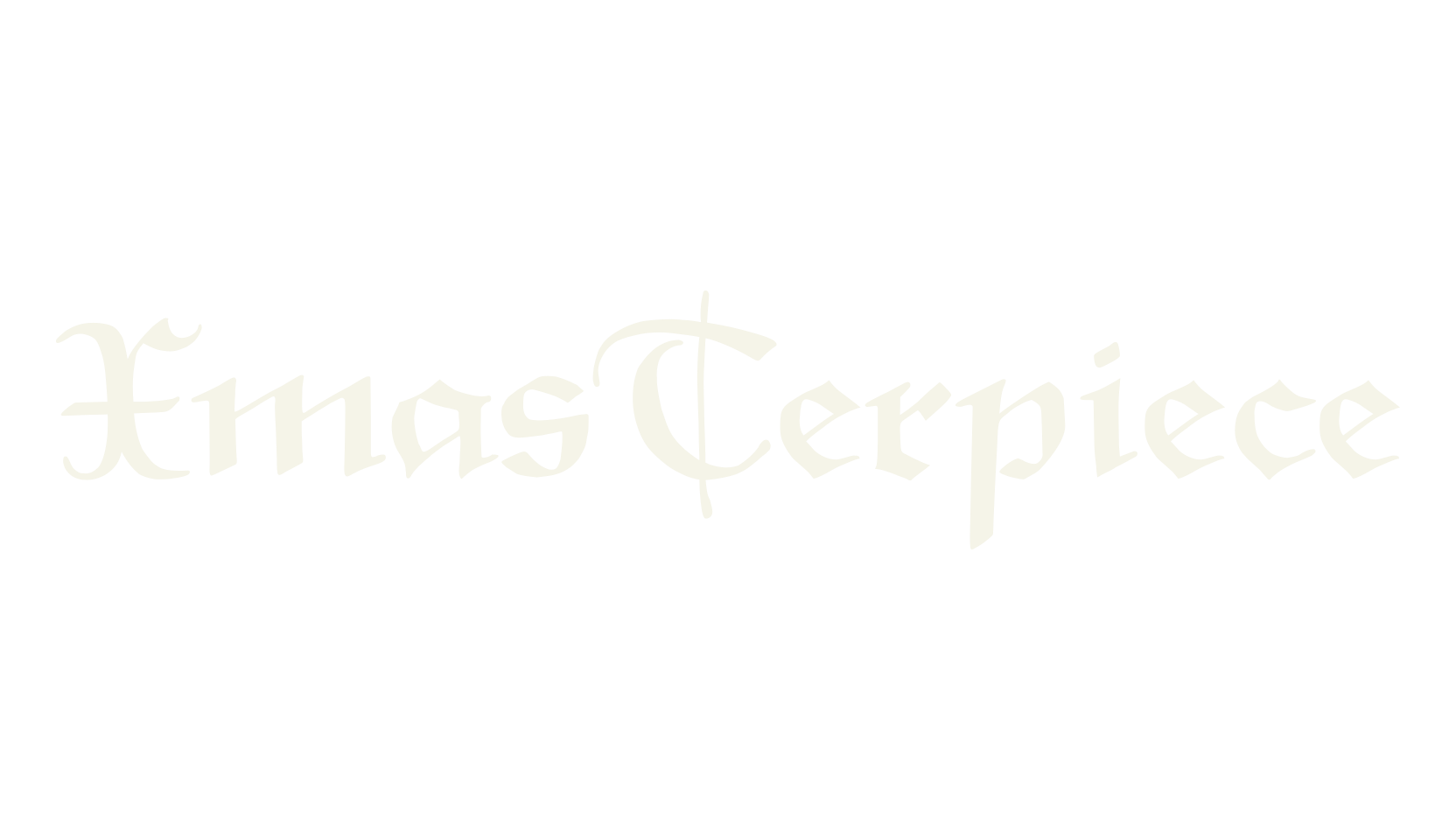 XmasTerpiece, fantasy font preview