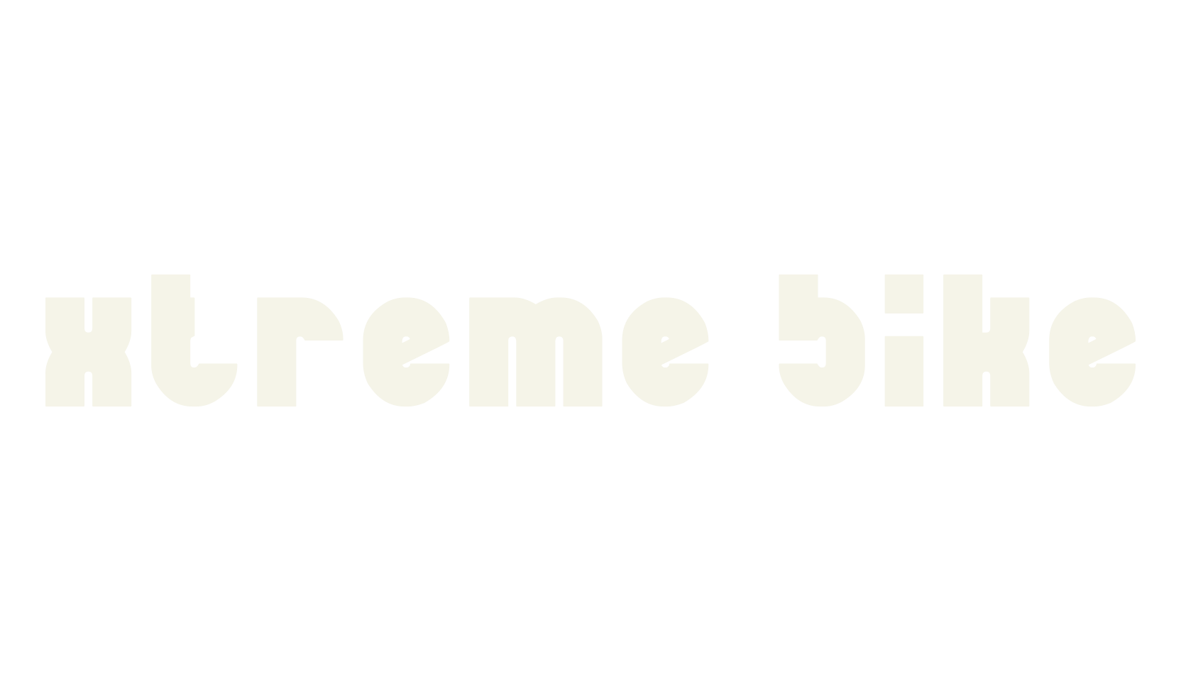xtreme bike, display market font preview