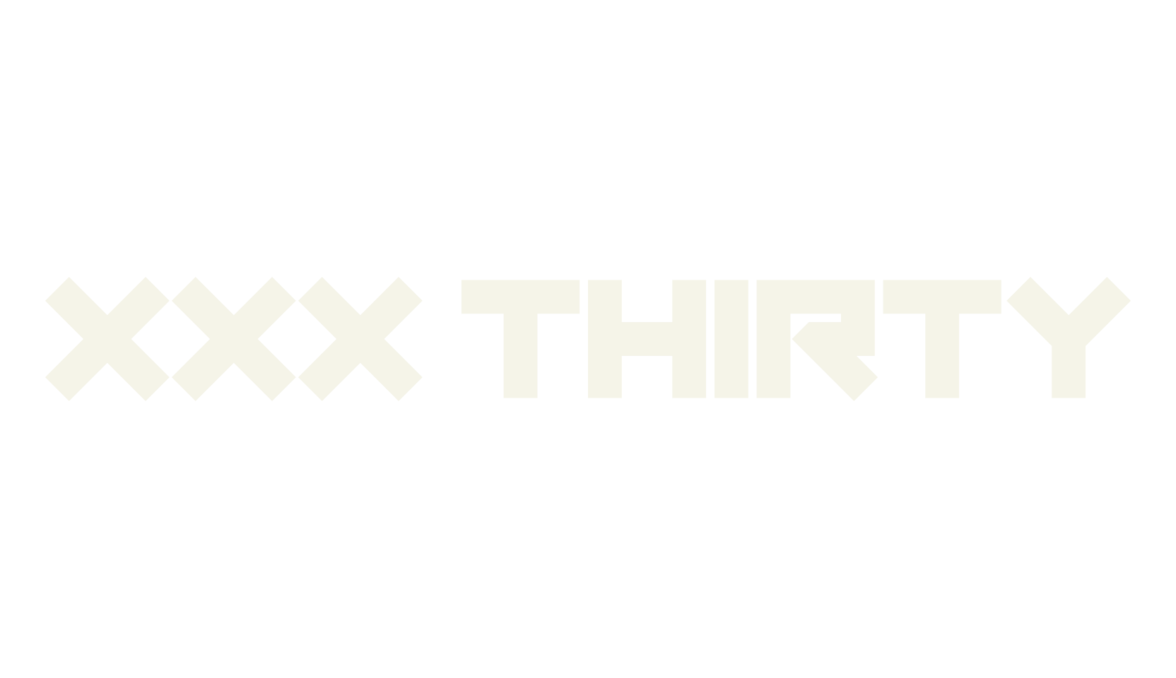 XXX Thirty, display market font preview