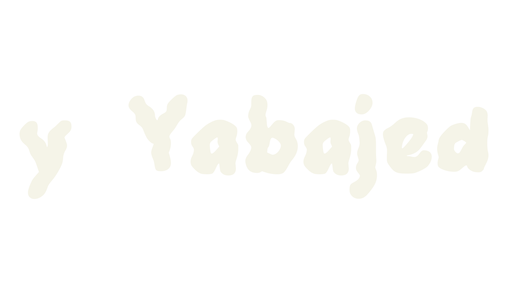 y Yabajed, display market font preview