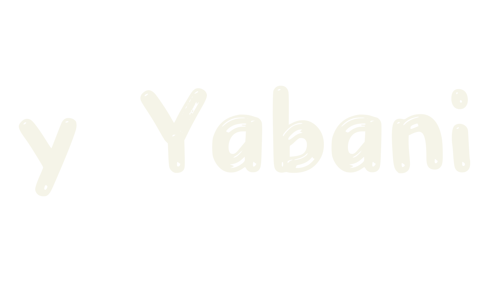 y Yabani, sans font preview
